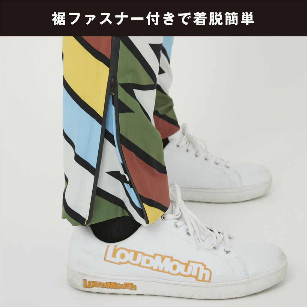 ラウドマウス　レディース 高機能レインパンツ 耐水圧20000mm、透湿性20000/㎡/24h オフホワイト/耐久撥水　762390-1-990