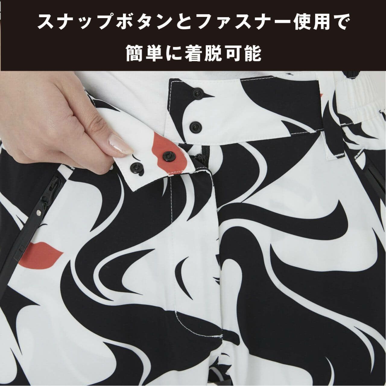 ラウドマウス　レディース 高機能レインパンツ 耐水圧20000mm、透湿性20000/㎡/24h モナ/耐久撥水　762390-1-152