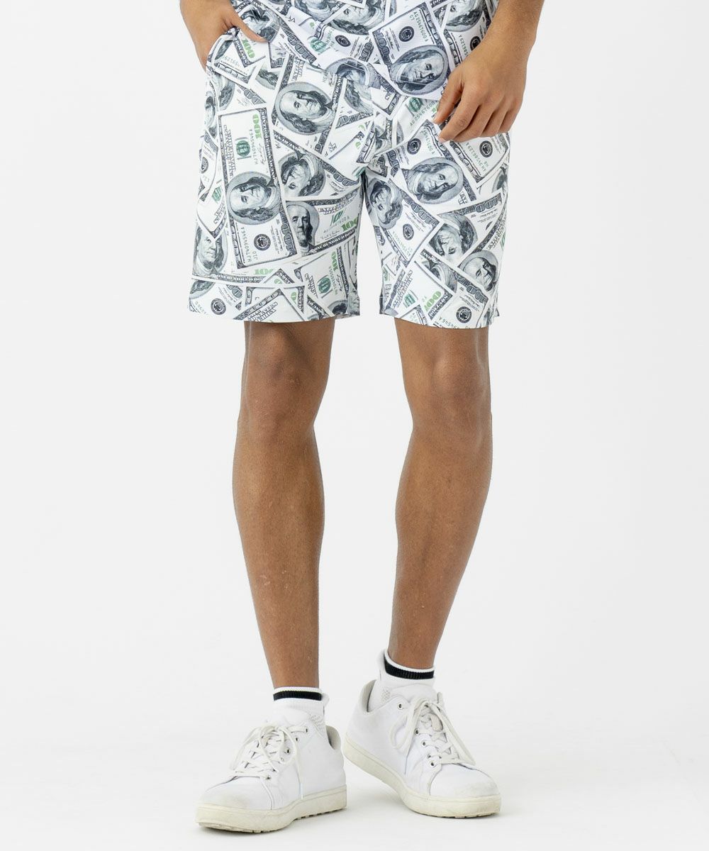 ラウドマウス　メンズ ECOベントメッシュ 柄ショートパンツ Hunnids/ハニッズ　765303-136