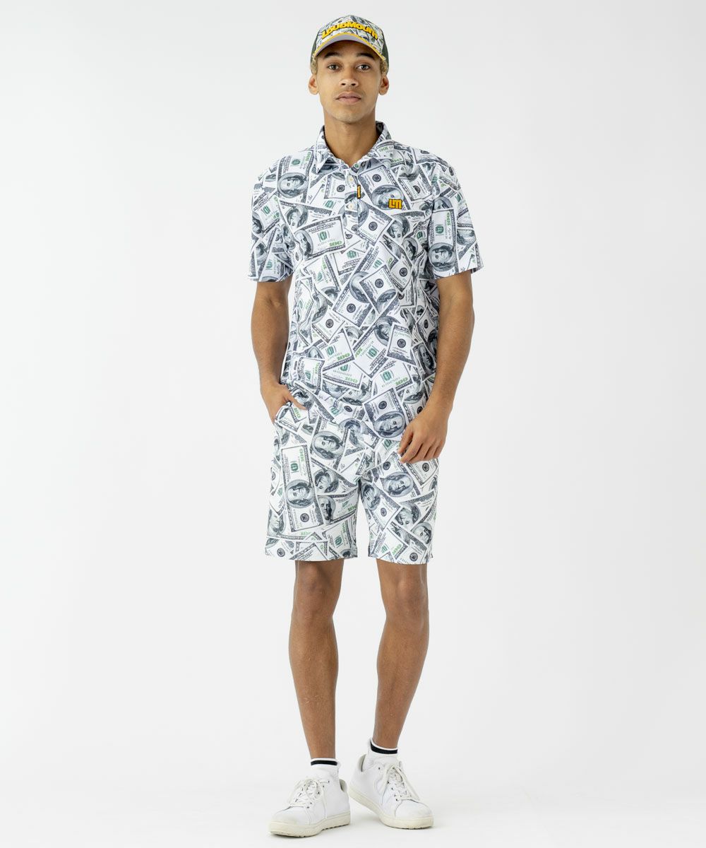 ラウドマウス　メンズ ECOベントメッシュ 柄ショートパンツ Hunnids/ハニッズ　765303-136