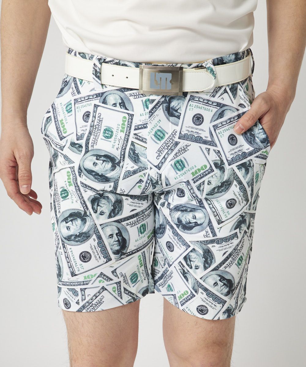 ラウドマウス　メンズ ECOベントメッシュ 柄ショートパンツ Hunnids/ハニッズ　765303-136