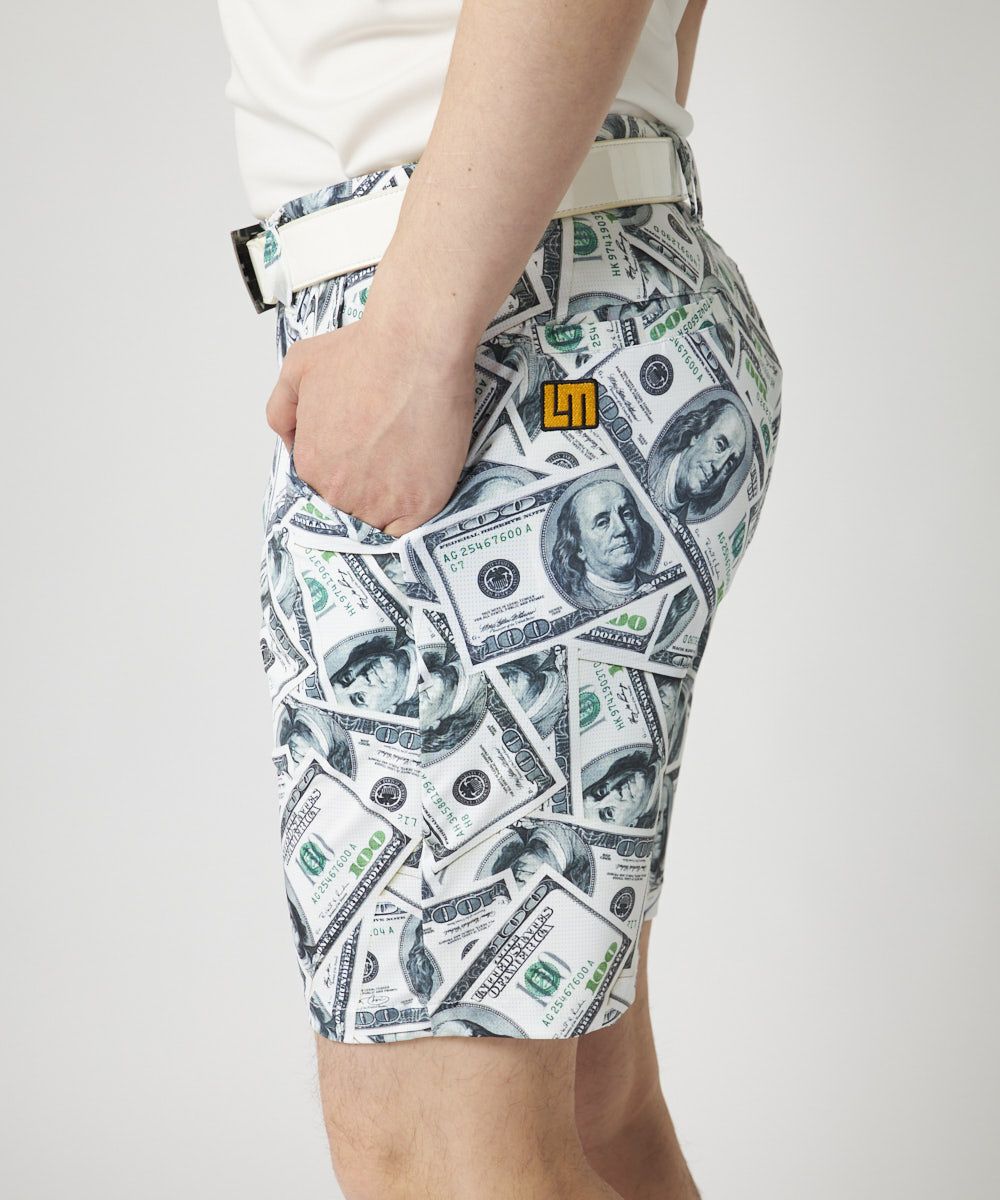 ラウドマウス　メンズ ECOベントメッシュ 柄ショートパンツ Hunnids/ハニッズ　765303-136