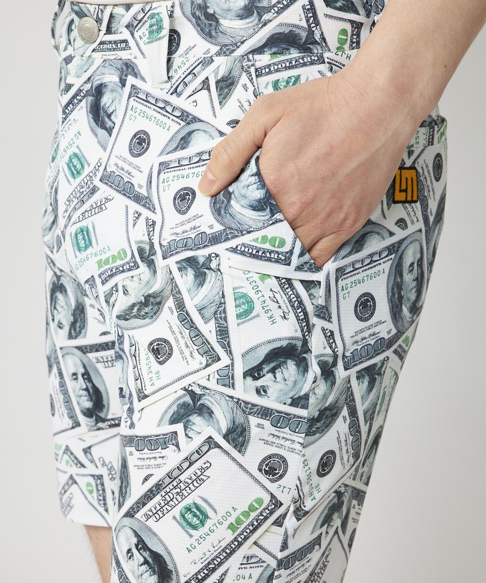 ラウドマウス　メンズ ECOベントメッシュ 柄ショートパンツ Hunnids/ハニッズ　765303-136