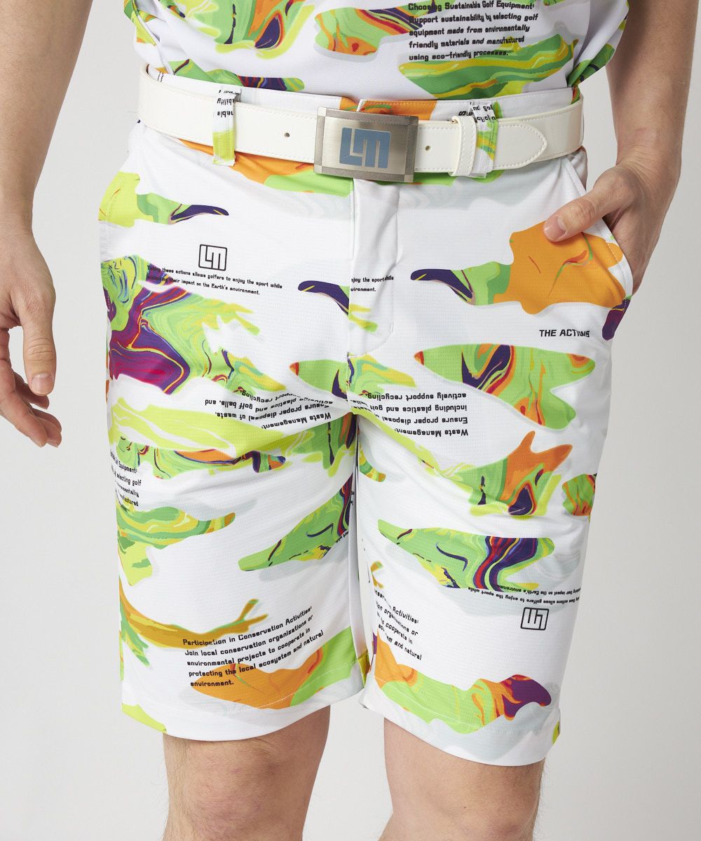 ラウドマウス　メンズ ECOベントメッシュ 柄ショートパンツ Marble Splash/マーブルスプラッシュ 765303-426