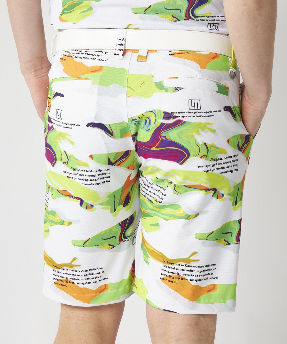 ラウドマウス　メンズ ECOベントメッシュ 柄ショートパンツ Marble Splash/マーブルスプラッシュ 765303-426