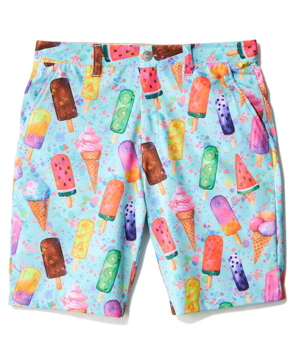 ラウドマウス　メンズ ECOベントメッシュ 柄ショートパンツ Happy Ice Cream/ハッピーアイスクリーム 765303-427