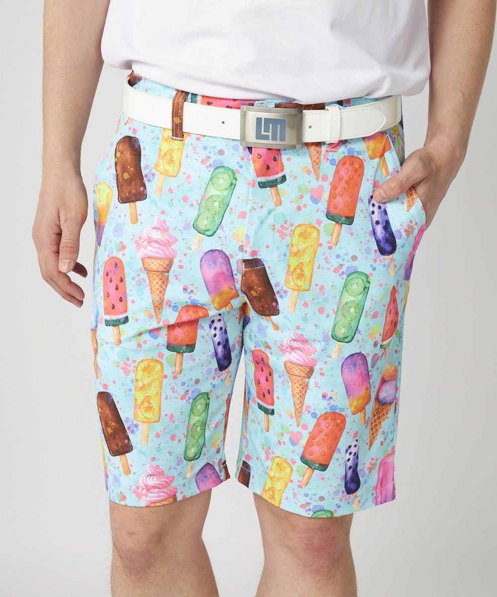 ラウドマウス　メンズ ECOベントメッシュ 柄ショートパンツ Happy Ice Cream/ハッピーアイスクリーム 765303-427