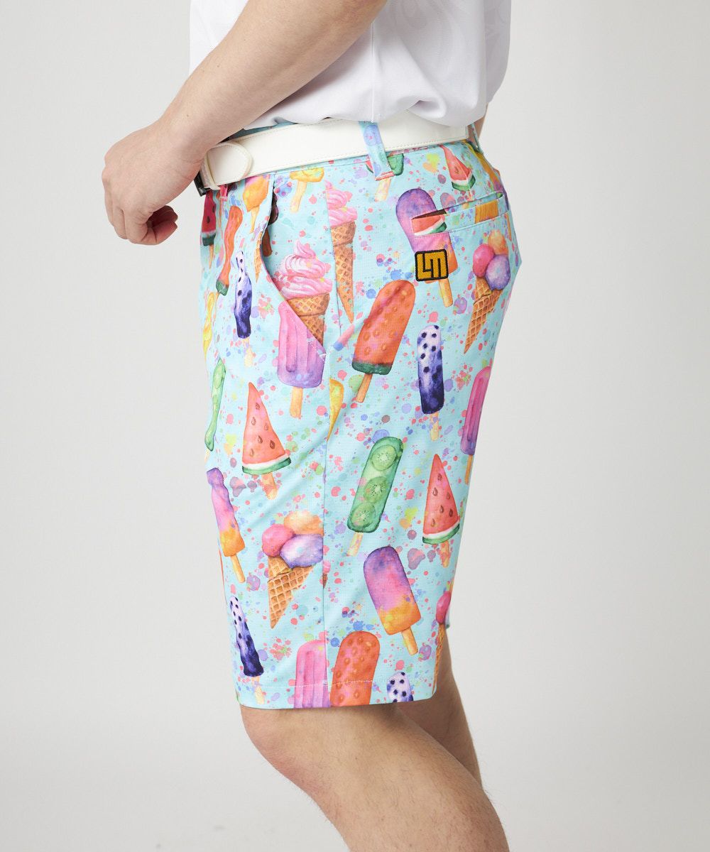 ラウドマウス　メンズ ECOベントメッシュ 柄ショートパンツ Happy Ice Cream/ハッピーアイスクリーム 765303-427