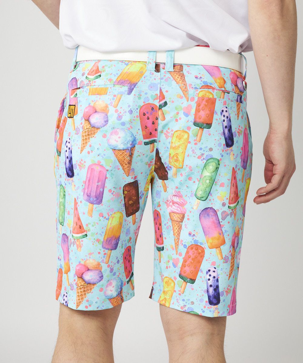 ラウドマウス　メンズ ECOベントメッシュ 柄ショートパンツ Happy Ice Cream/ハッピーアイスクリーム 765303-427