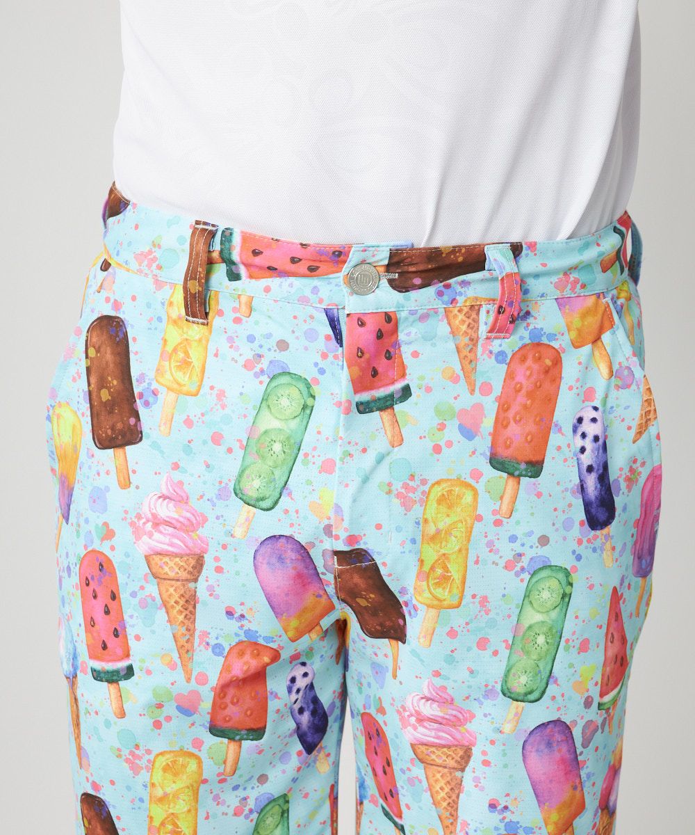ラウドマウス　メンズ ECOベントメッシュ 柄ショートパンツ Happy Ice Cream/ハッピーアイスクリーム 765303-427