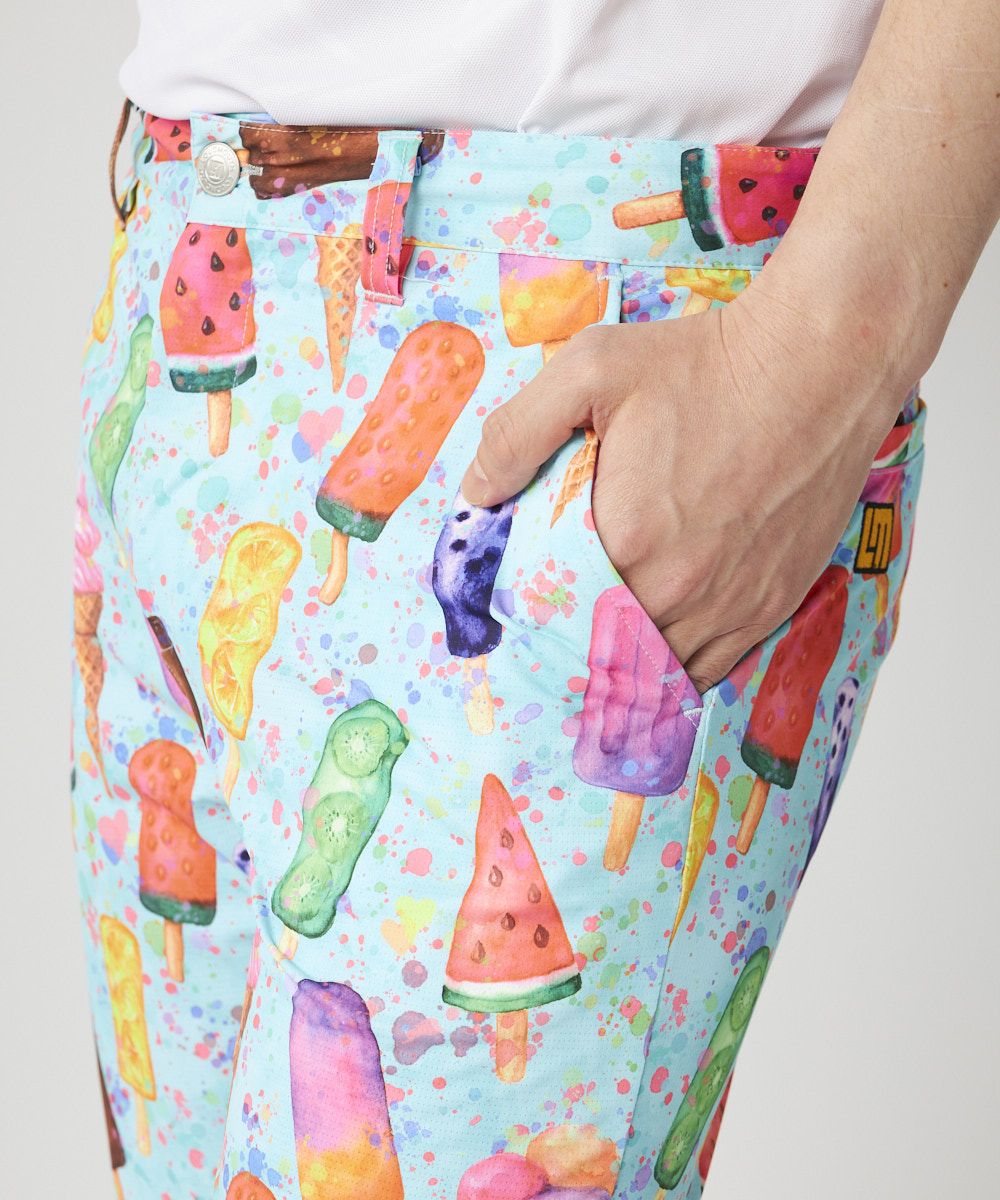 ラウドマウス　メンズ ECOベントメッシュ 柄ショートパンツ Happy Ice Cream/ハッピーアイスクリーム 765303-427
