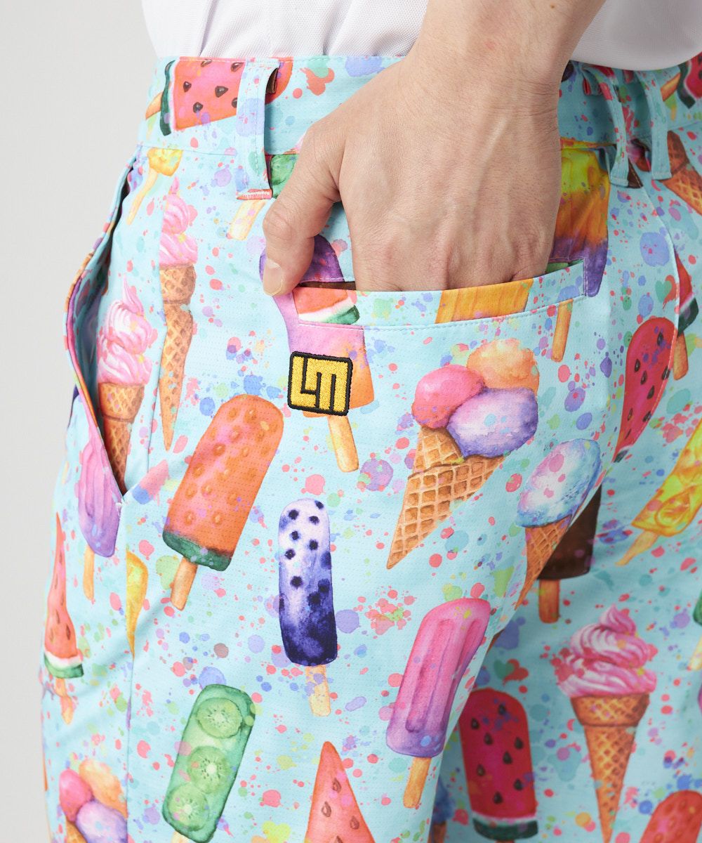 ラウドマウス　メンズ ECOベントメッシュ 柄ショートパンツ Happy Ice Cream/ハッピーアイスクリーム 765303-427