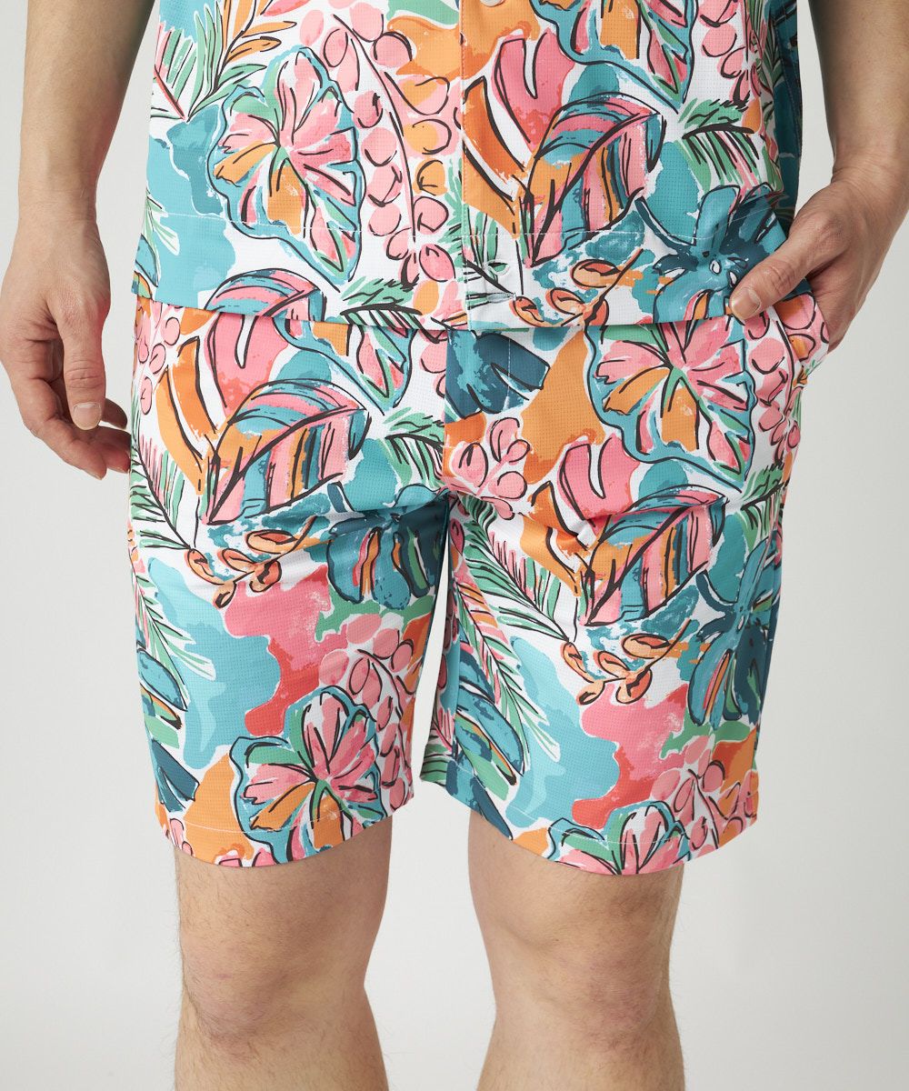 ラウドマウス　メンズ　 ECOベントメッシュ 柄ショートパンツ Water-Color Blossom/ウォーターカラーブロッサム 765319-441