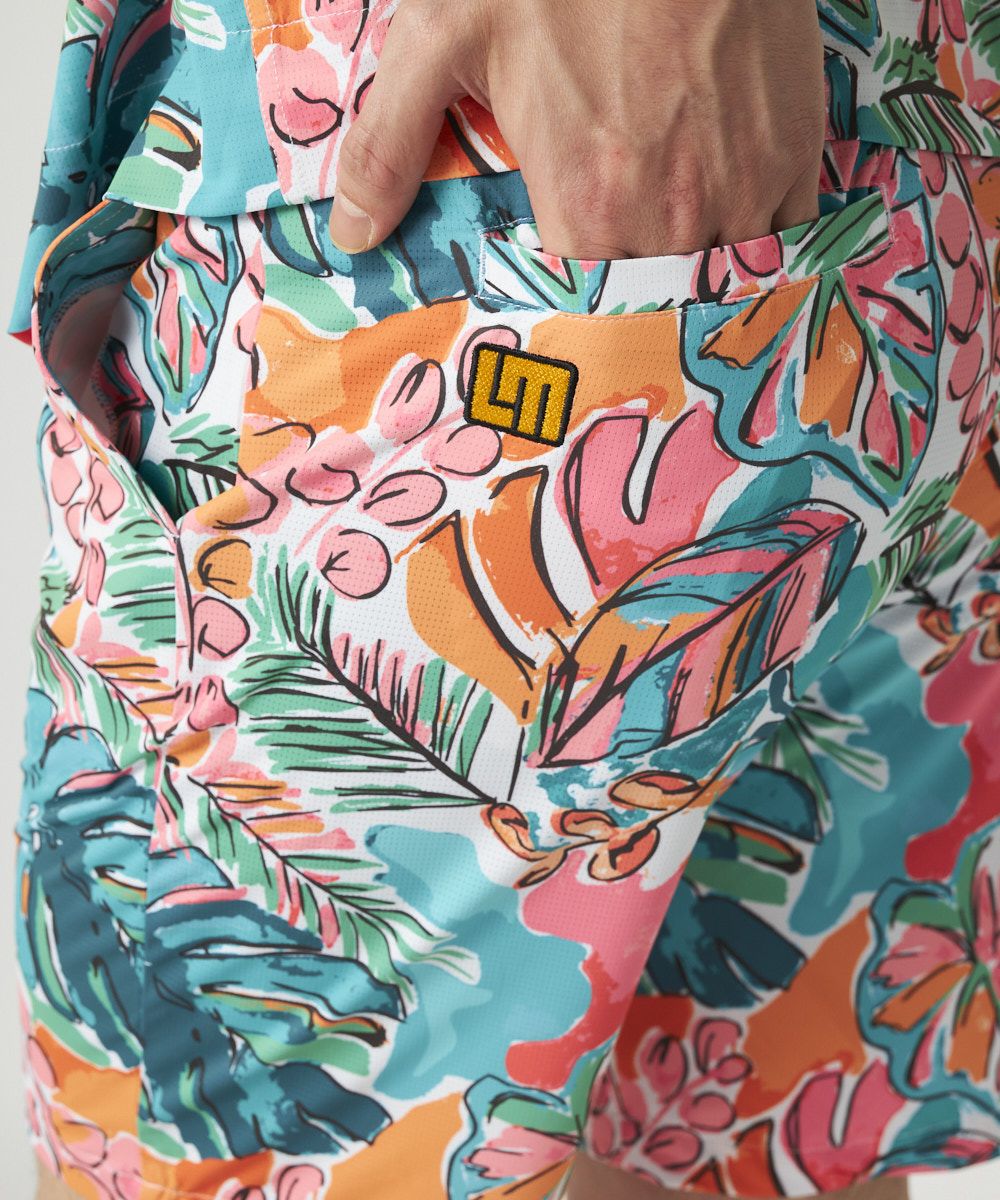 ラウドマウス　メンズ　 ECOベントメッシュ 柄ショートパンツ Water-Color Blossom/ウォーターカラーブロッサム 765319-441