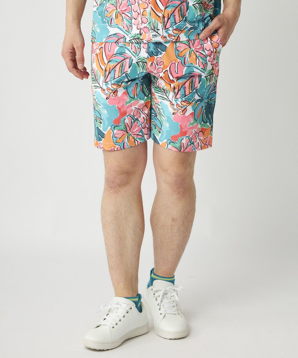 ラウドマウス　メンズ　 ECOベントメッシュ 柄ショートパンツ Water-Color Blossom/ウォーターカラーブロッサム 765319-441