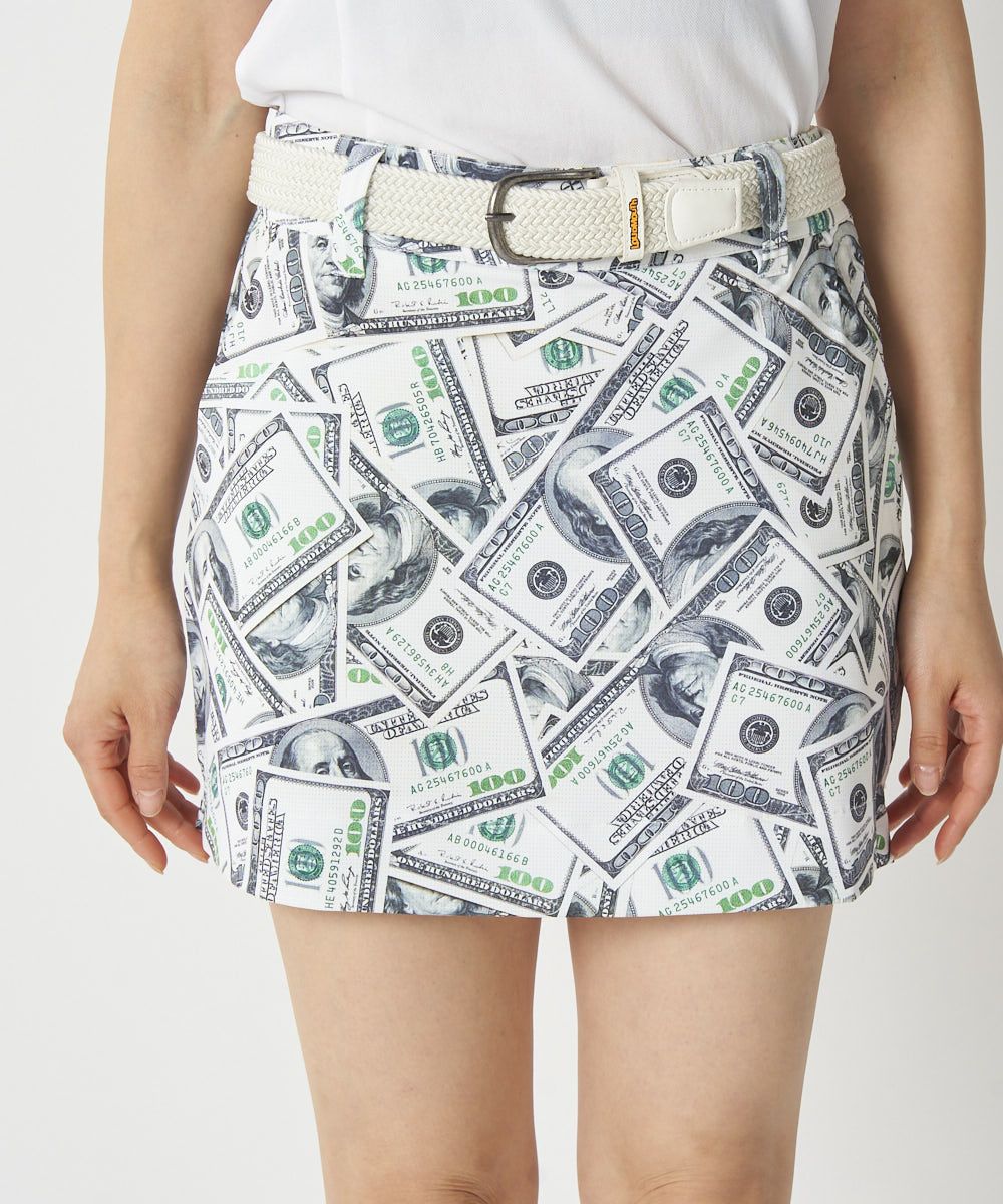 ラウドマウス　レディース ECOベントメッシュ 柄スカート Hunnids/ハニッズ　765353-136