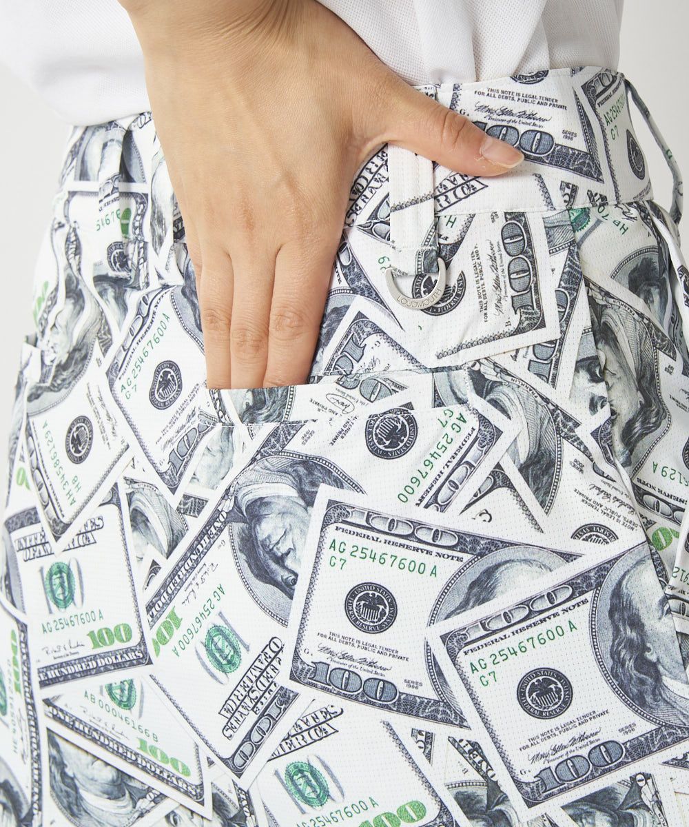 ラウドマウス　レディース ECOベントメッシュ 柄スカート Hunnids/ハニッズ　765353-136