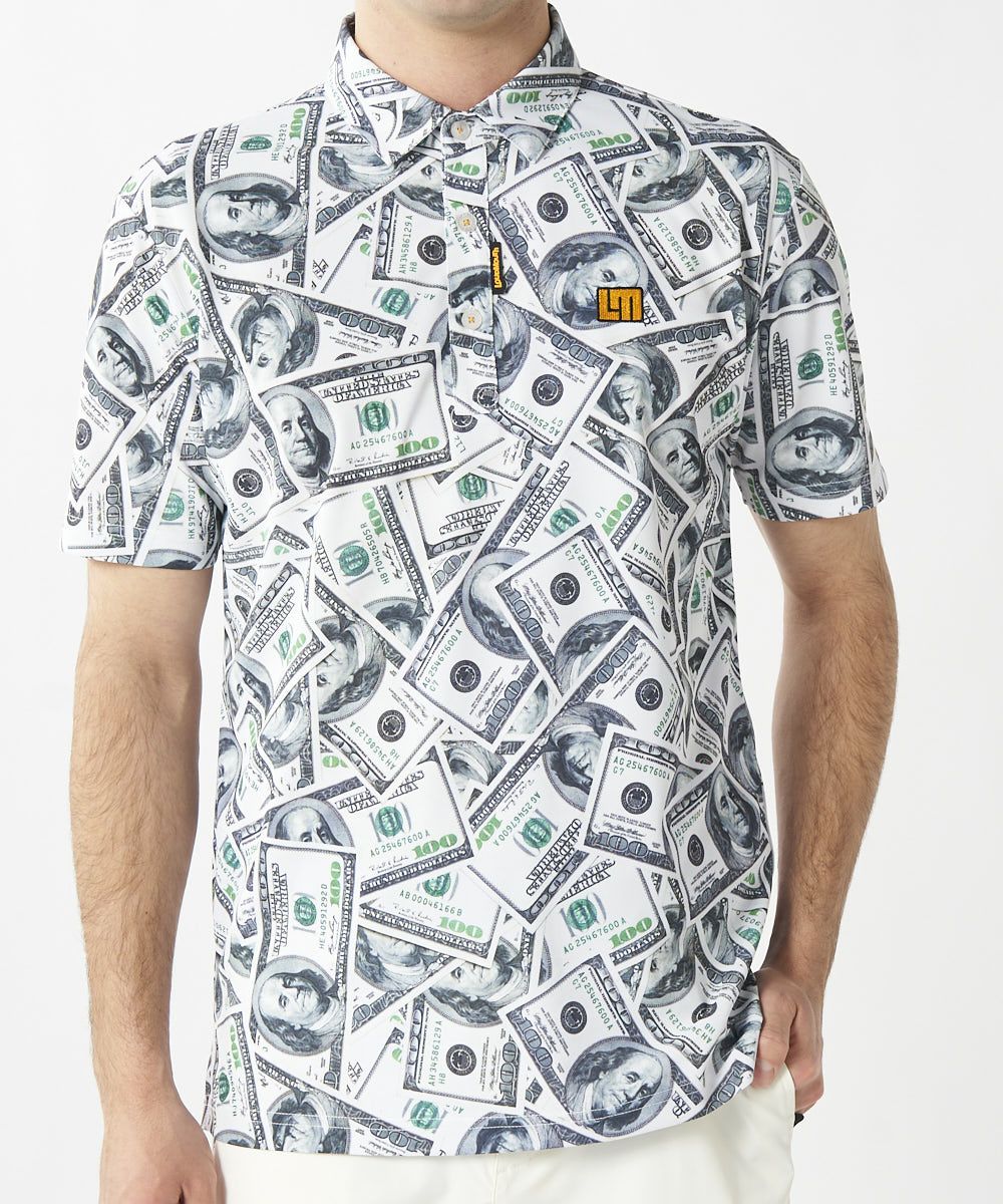 ラウドマウス　メンズ プレミアムカノコ 柄半袖シャツ Hunnids/ハニッズ 765601-136