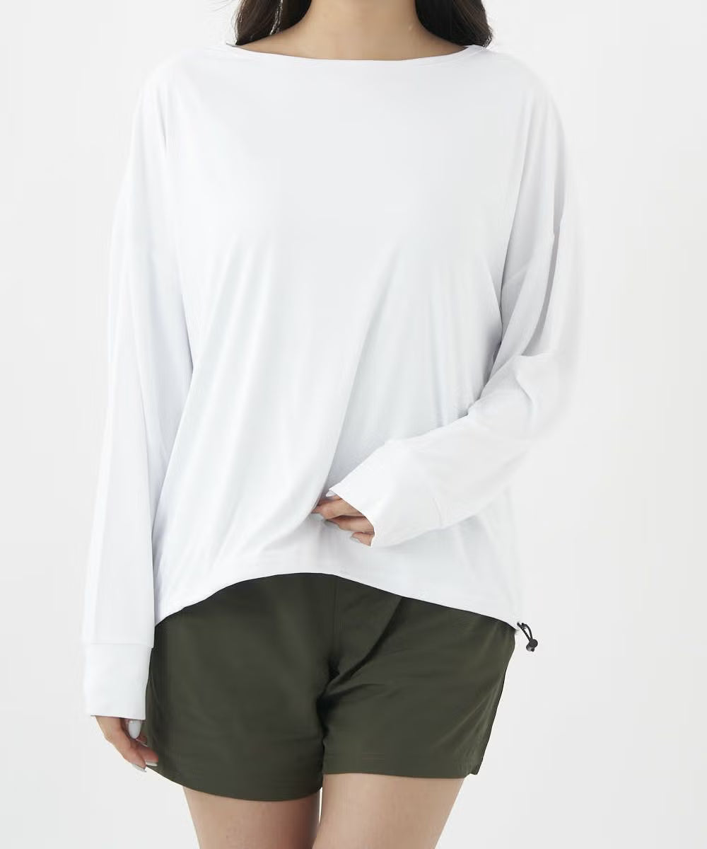 ocean pacific レディース ラッシュガード&ショートパンツ 上下セット　593800-WHT