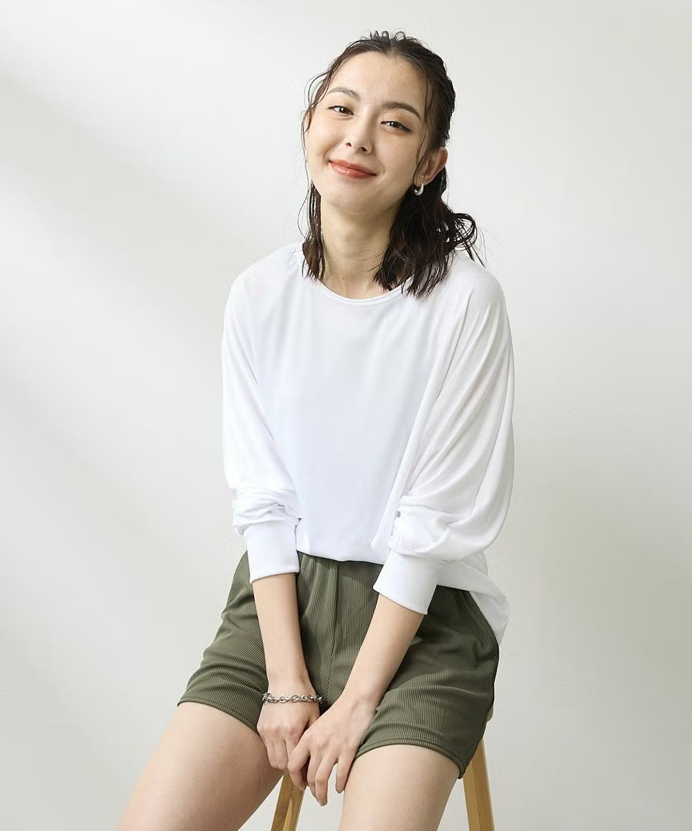 ocean pacific レディース リブ素材水着4点セット ラッシュガードロンT付き 524822-KHA
