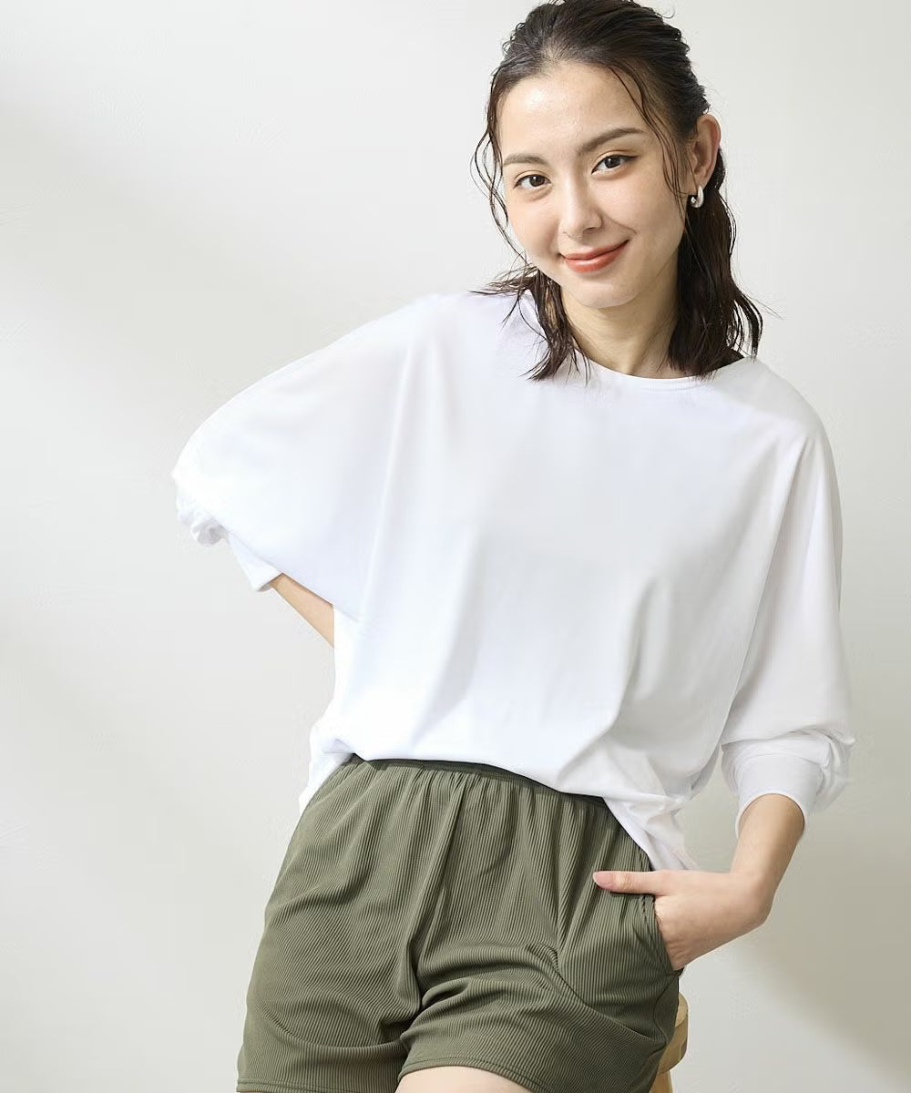 ocean pacific レディース リブ素材水着4点セット ラッシュガードロンT付き 524822-KHA