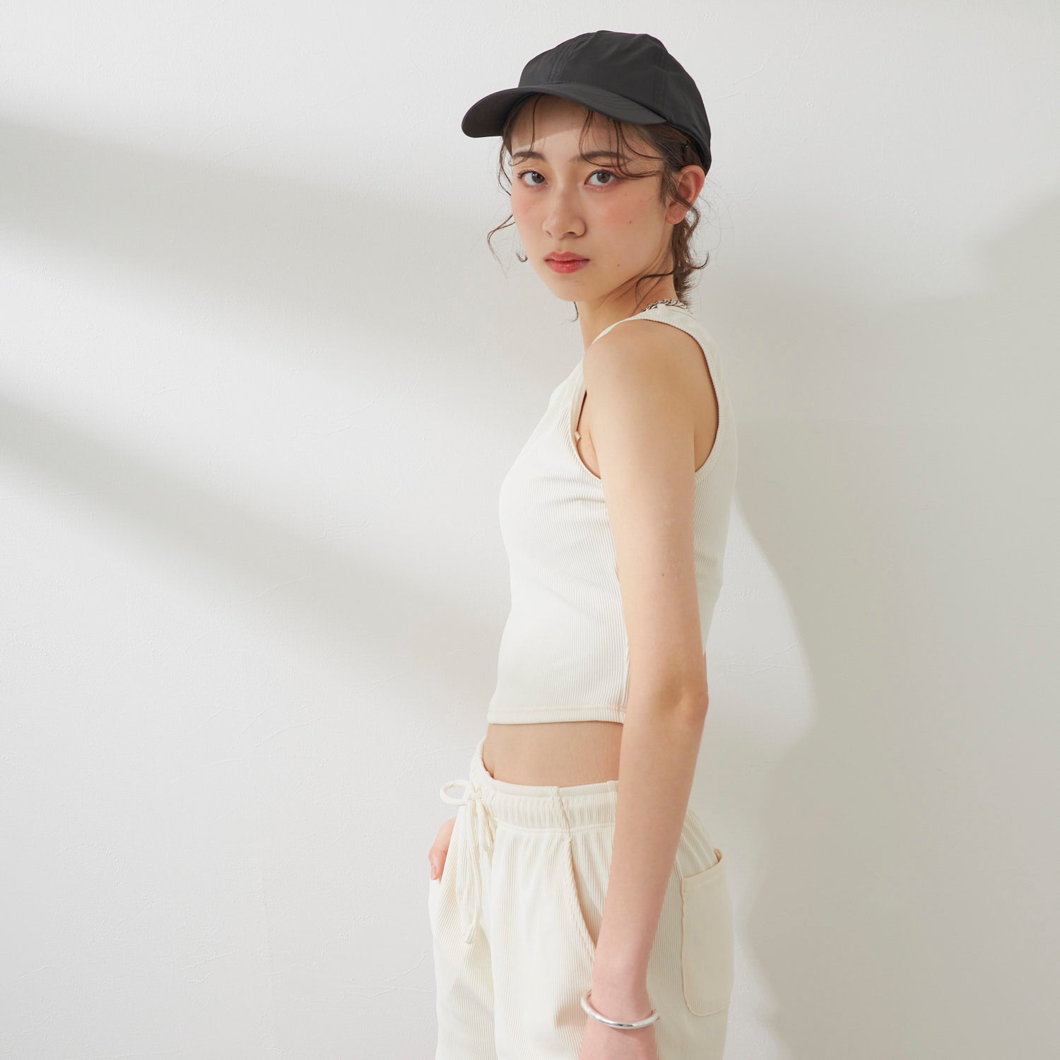 ocean pacific レディース リブ素材水着4点セット ラッシュガードロンT付き  524822-IVO