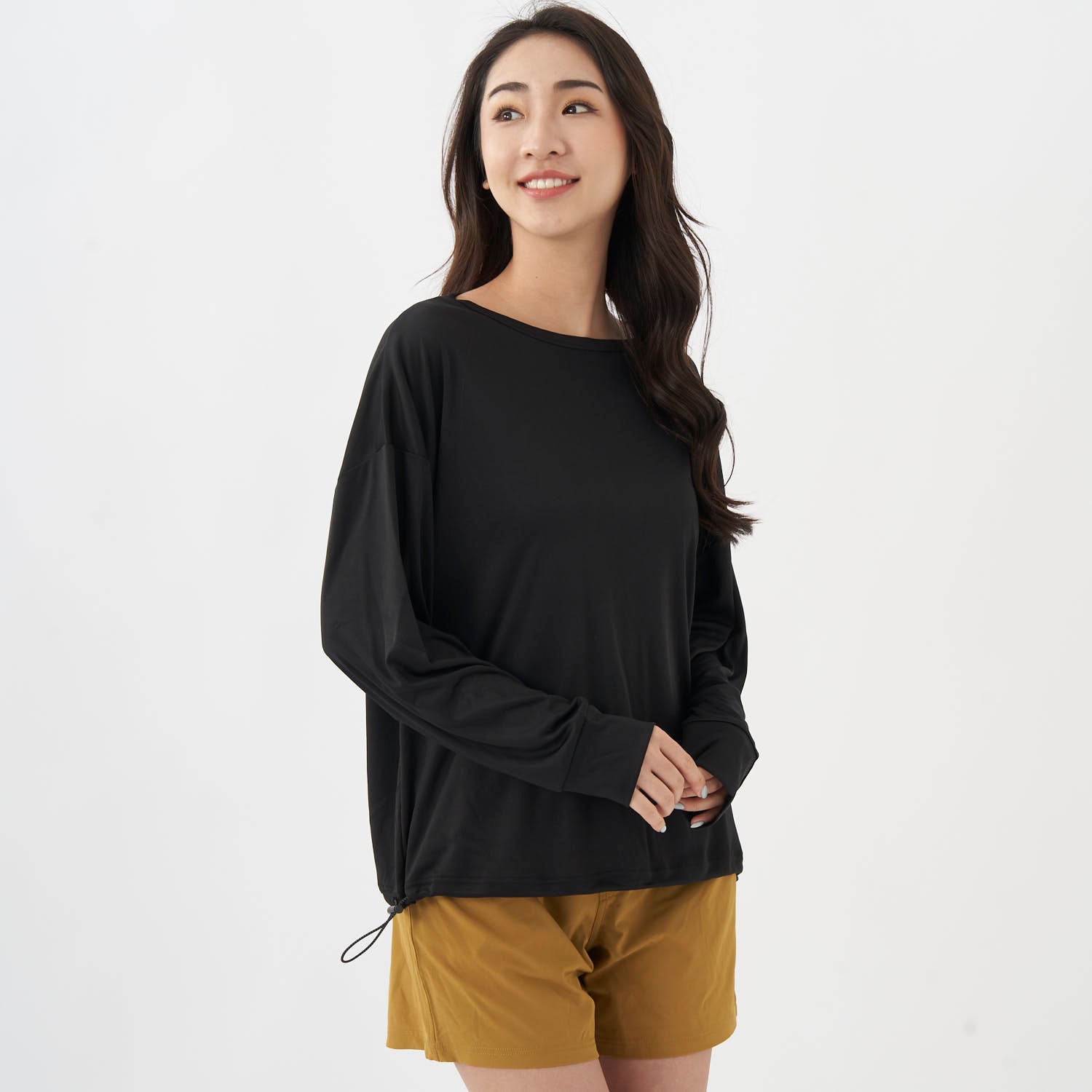 ocean pacific レディース ラッシュガード&ショートパンツ 上下セット　593800-BLK