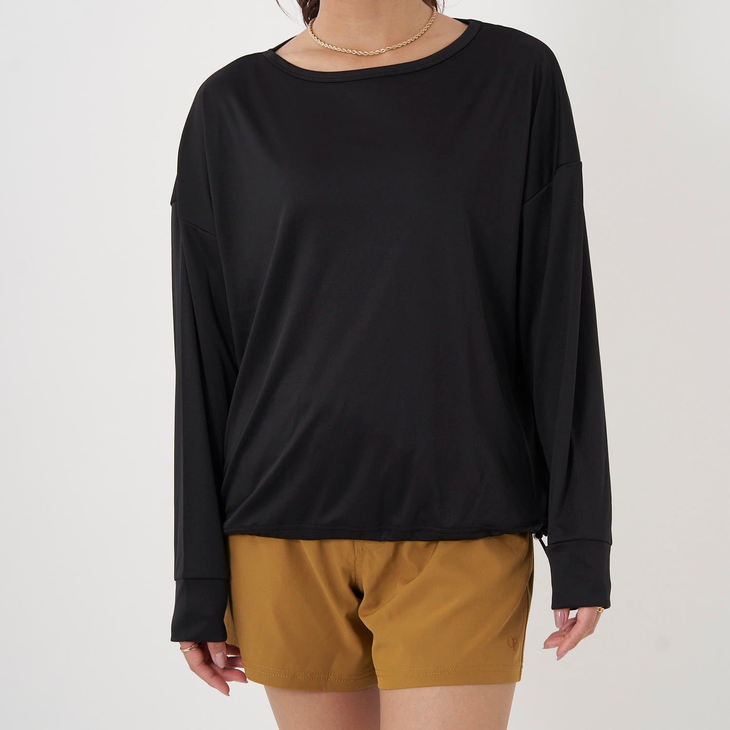 ocean pacific レディース ラッシュガード&ショートパンツ 上下セット　593800-BLK