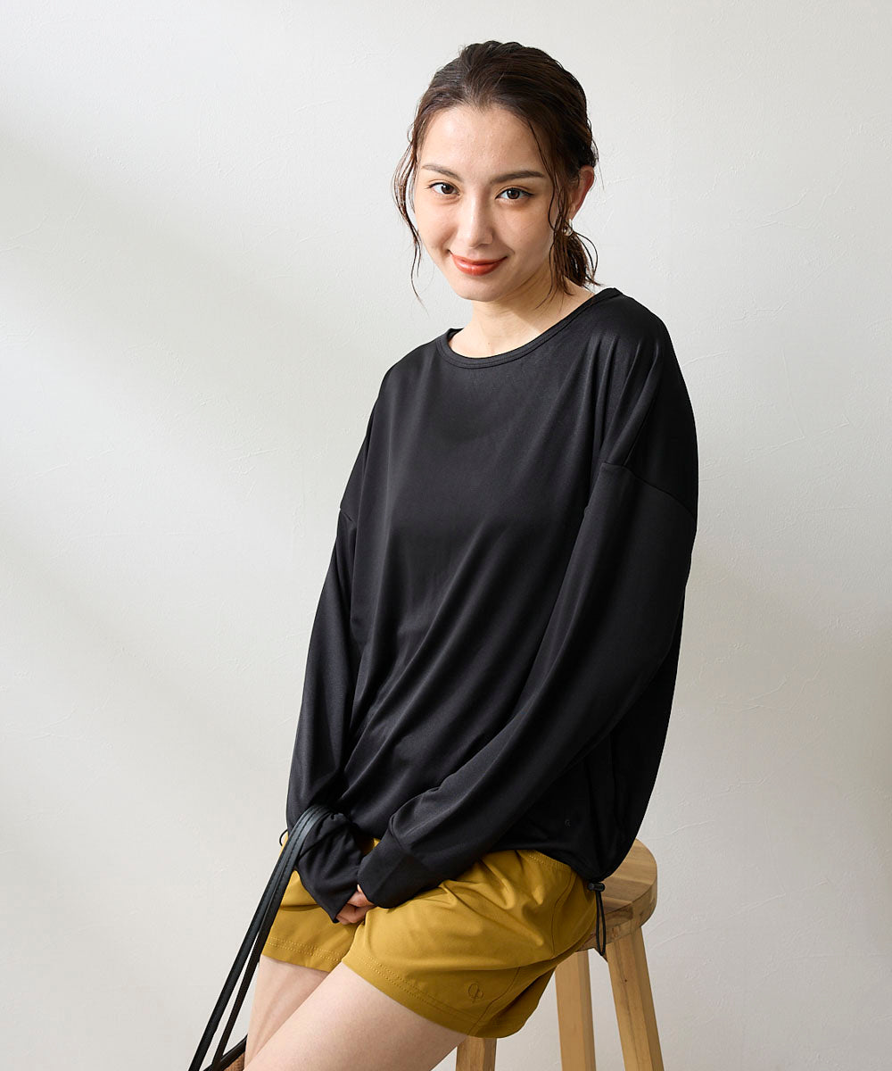 ocean pacific レディース ラッシュガード&ショートパンツ 上下セット　593800-BLK