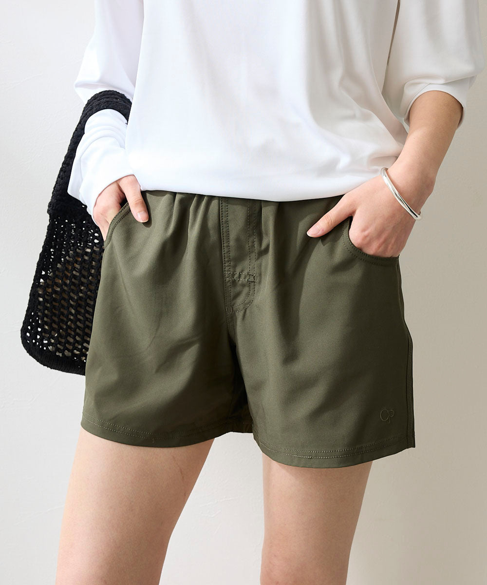 ocean pacific レディース ラッシュガード&ショートパンツ 上下セット　593800-WHT